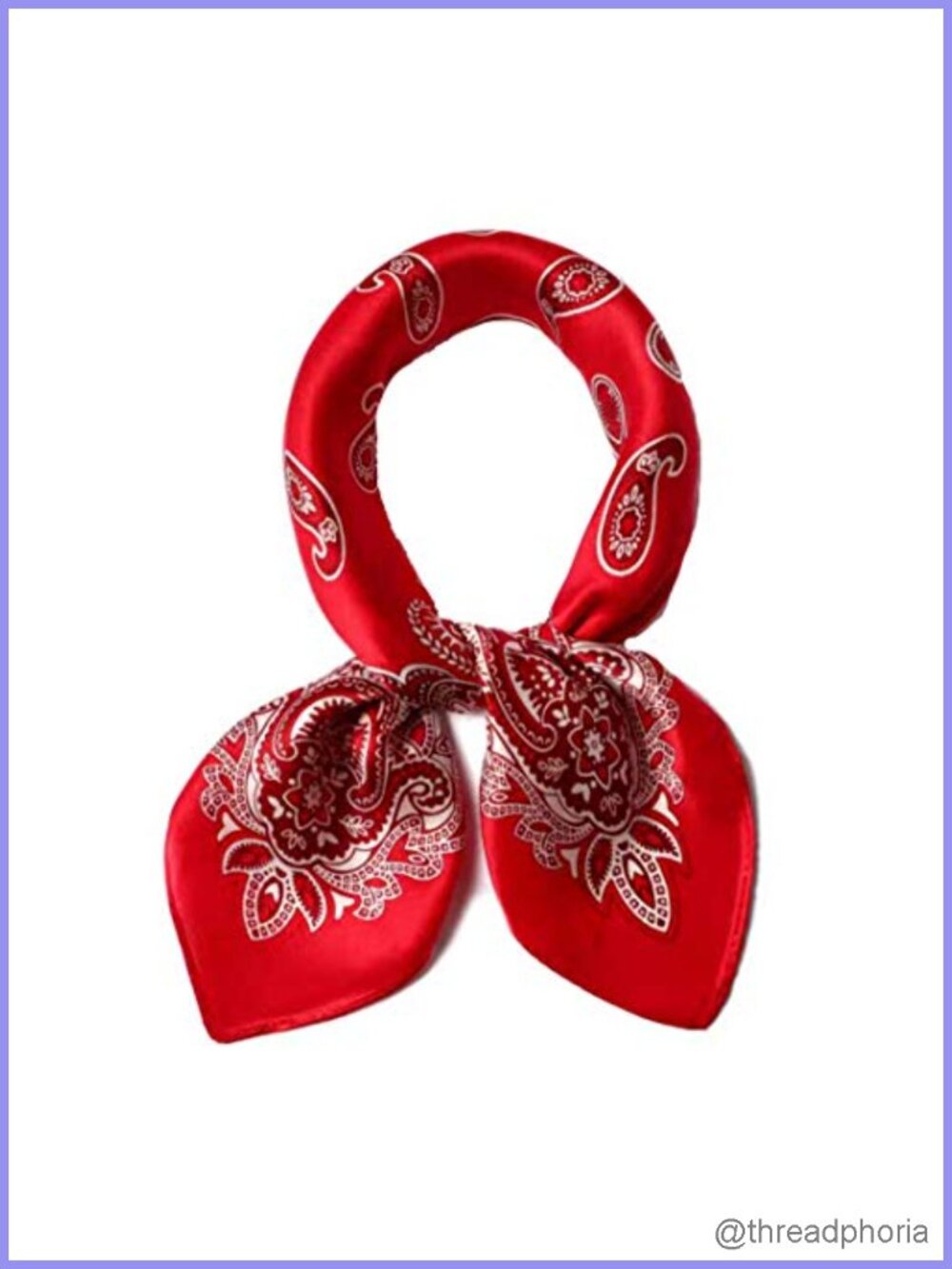 100% Mulberry Silk Square Neckerchief Scarf Gift Packed